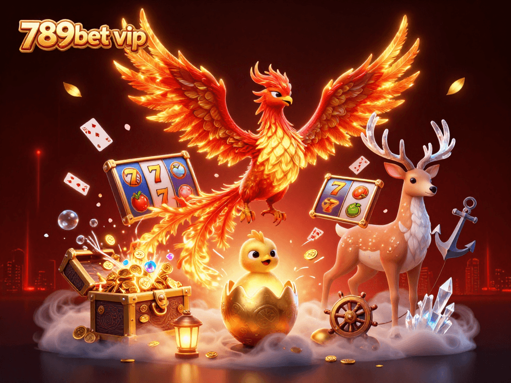 Experience the excitement of 789bet vip with stunning visuals of jackpots and spinning reels.