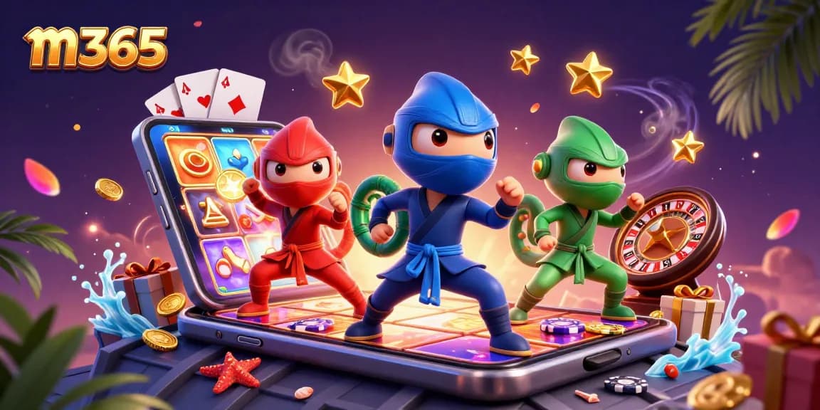 M365 offers thrilling gaming experiences with vibrant slot games and engaging casino elements.