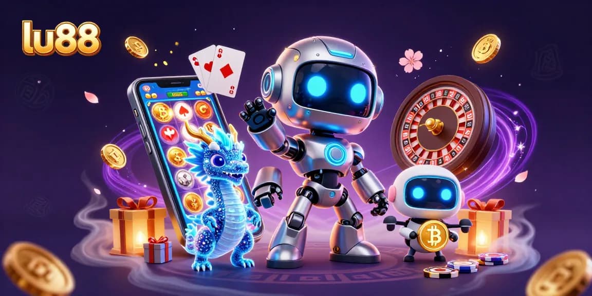 Spin slots and win with lu88's exciting casino experience featuring vibrant characters.