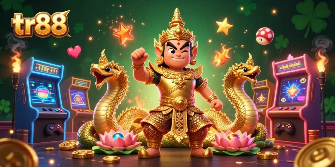 Experience thrilling gameplay at tr88 with colorful scenes of 3D characters and vibrant gaming elements.