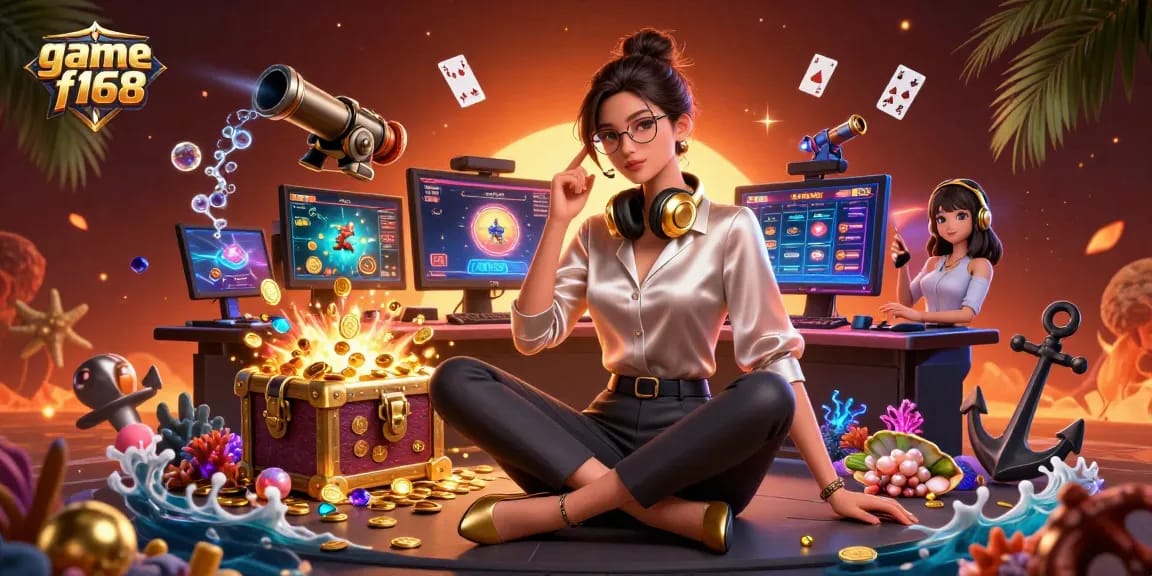 Experience exciting game f168 with immersive visuals of casino action and thrilling treasure eruptions.