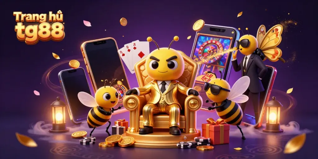 Experience thrilling gameplay at Trang chủ tg88 with an engaging 3D casino scene and interactive gaming elements.