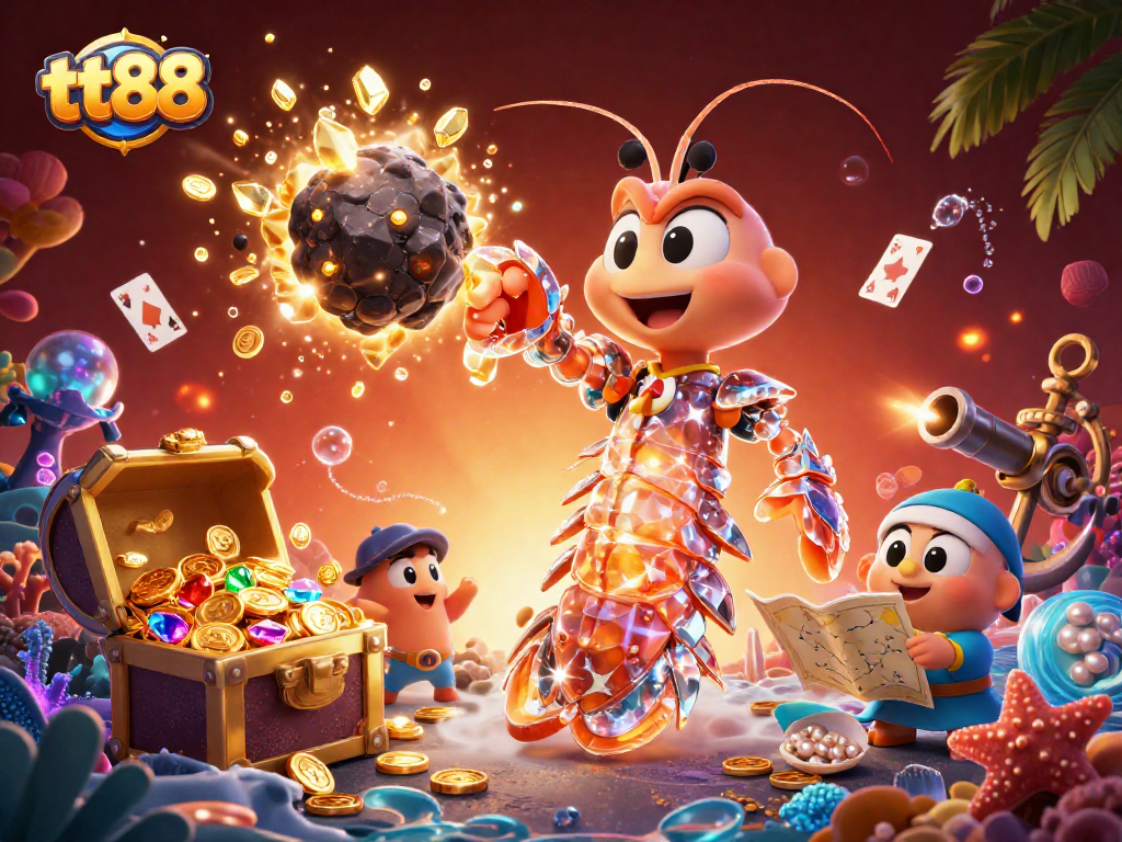 Experience thrilling wins at tt88 in a vibrant 3D scene with treasure and adventure.
