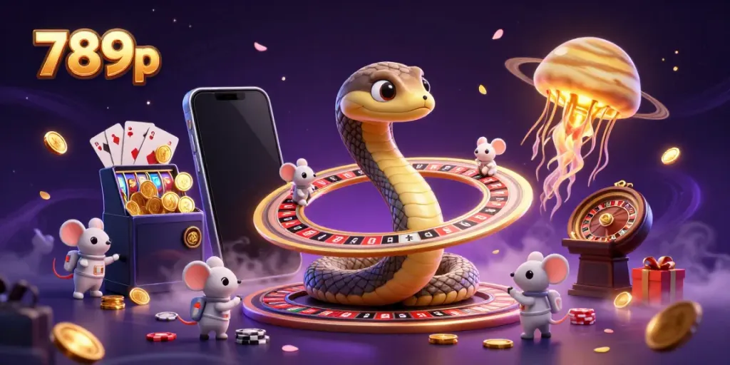 Experience the 789p casino adventures with vibrant characters and exciting gaming elements.