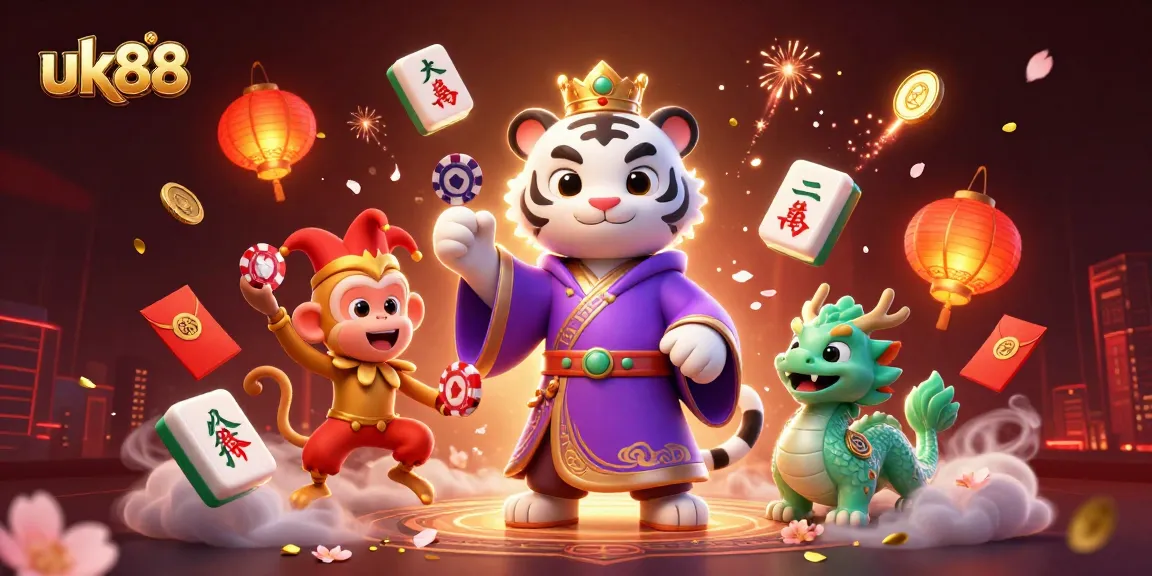 Experience the thrill of gaming at uk88 with vibrant characters and dynamic casino elements.