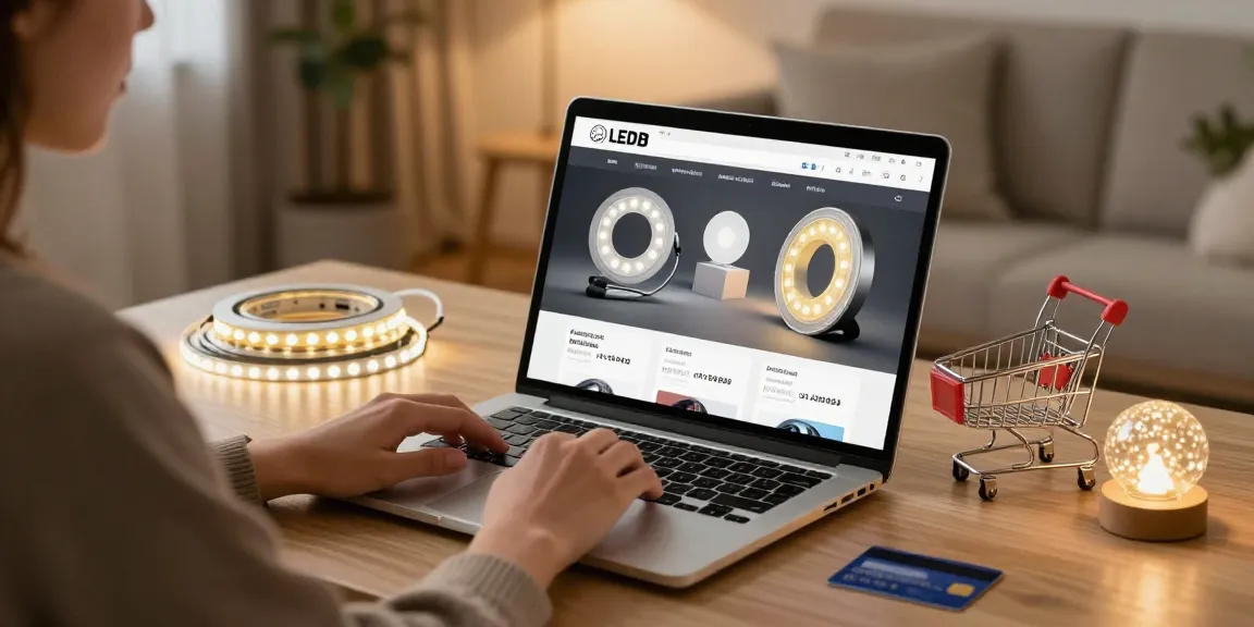 Banda led products showcased in an online shopping experience, revealing top deals on e-commerce platforms.