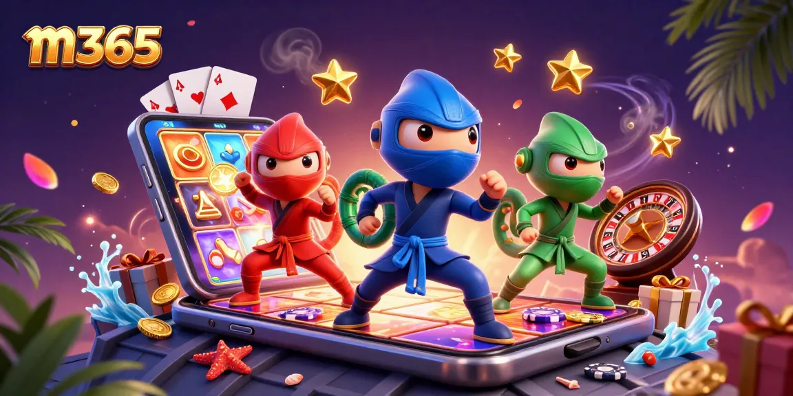 M365 offers thrilling gaming experiences with vibrant slot games and engaging casino elements.