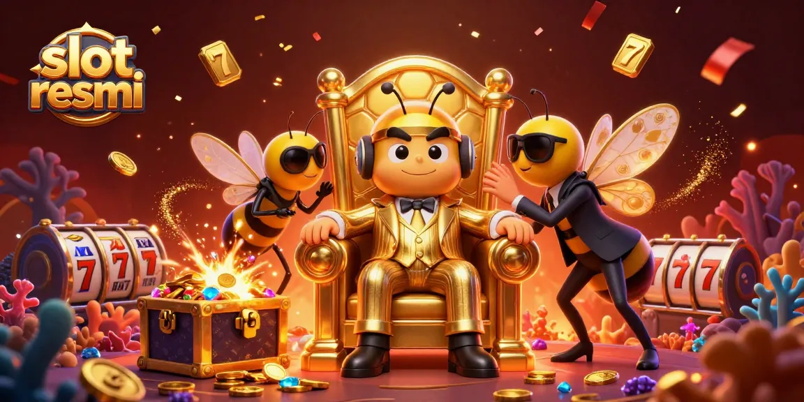 Experience the excitement of slot resmi in a dynamic 3D scene with iconic symbols and characters.