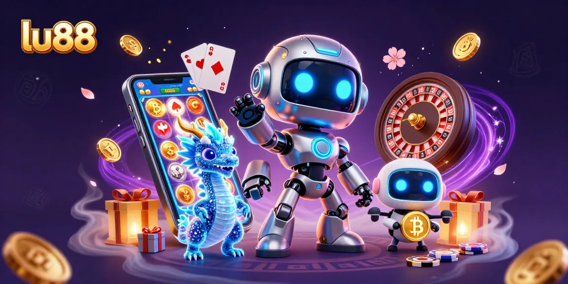 Spin slots and win with lu88's exciting casino experience featuring vibrant characters.