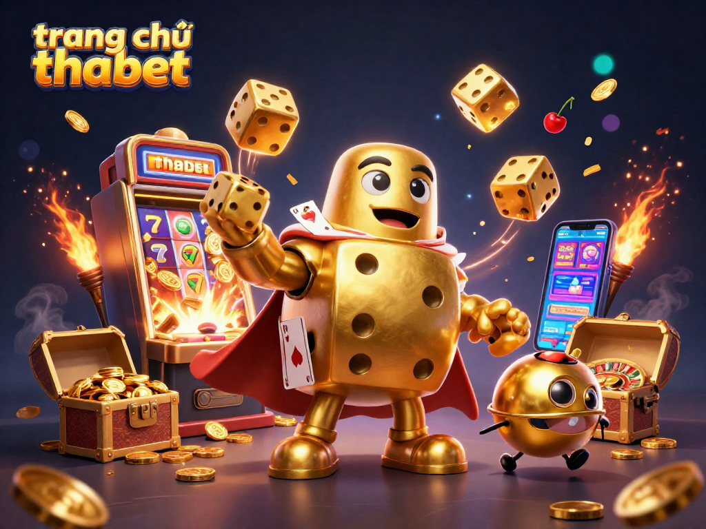 Play exciting games and win at trang chủ thabet with vibrant 3D casino elements and characters.