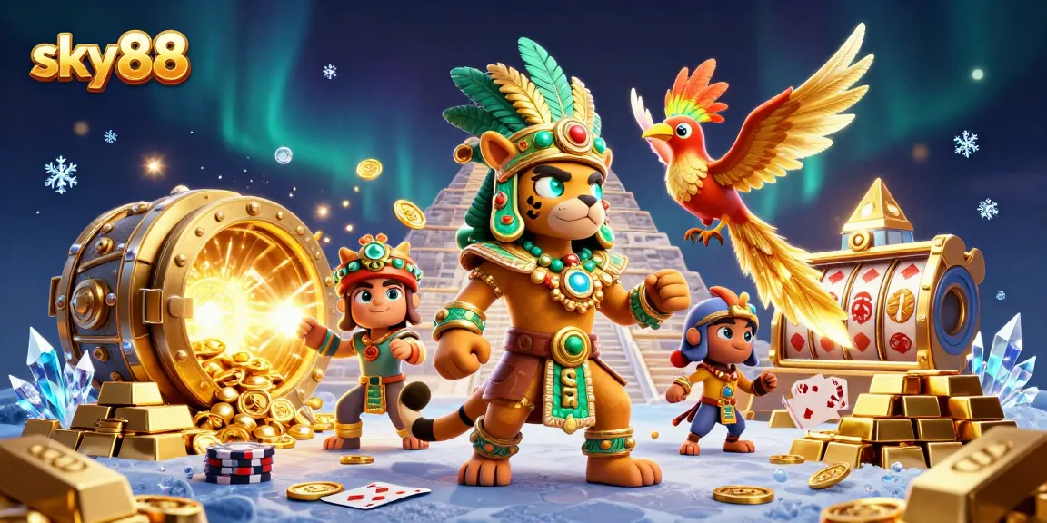 Engage with exciting games at sky88 featuring sparkling slot reels and vibrant casino elements.