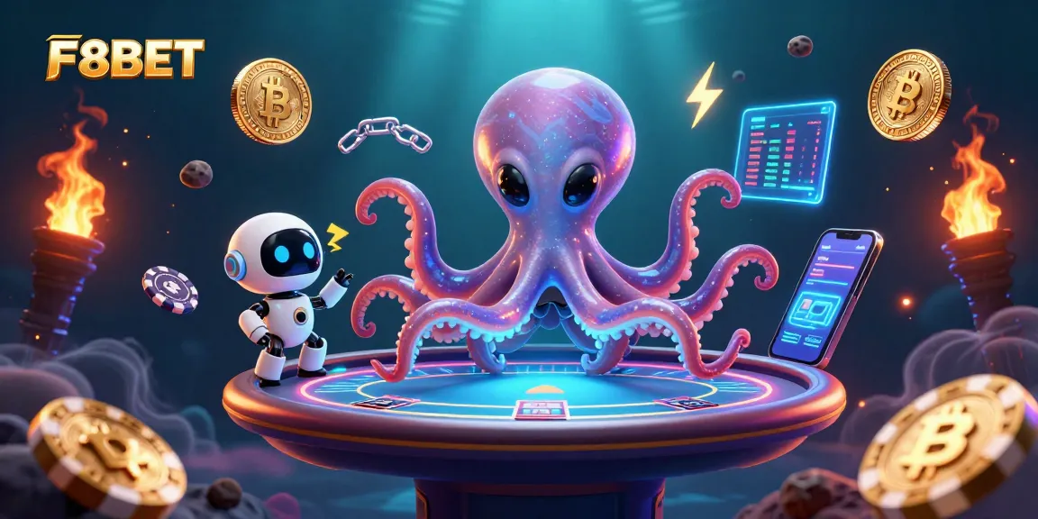 Join the excitement of F8BET's virtual poker tables with vibrant 3D characters and elements.