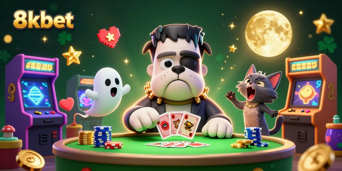 Play thrilling casino games at 8xbet with colorful characters and engaging elements.